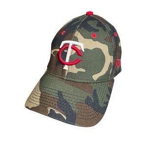 Minnesota Twins New Era Camo Woodland Fitted Small/Medium 39thirty